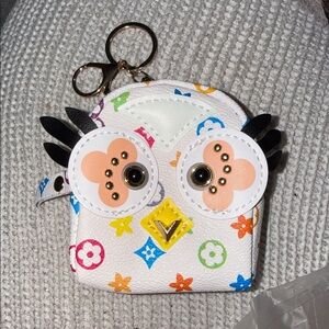 NWOT Colorful Owl Coin Purse/Backpack/Keychain